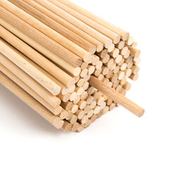 Hardwood Dowel Packs 100pk Diameter 5mm  hi-res