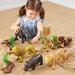 Small World Wild Safari Jumbo Animals Set 5pc  hi\-res