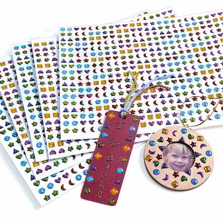 3D Gem Craft Stickers Assorted 2150pk  hi\-res
