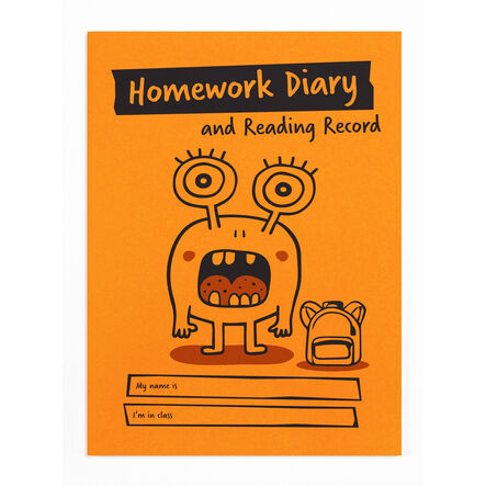 Silvine Homework Diary and Reading Record Book 30pk  hi\-res