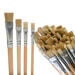 Hog Hair Flat Paint Brushes Assorted 60pk  hi\-res
