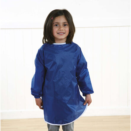 Blue Splashproof Children\'s Nylon Smock Aprons  hi\-res