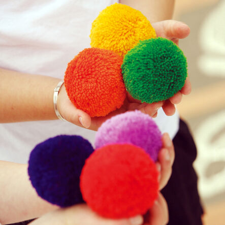 Fleece Fluff Balls 7.5cm 12pk  hi\-res