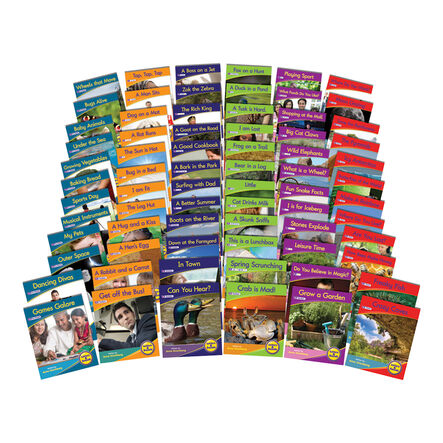 Letters \x26 Sounds Phonic Readers 12pk Phase 2 Fiction  hi\-res
