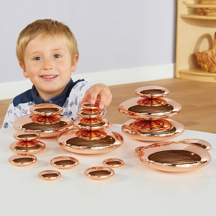 TTS Sensory Mirrored Stacking Pebbles  hi\-res