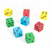Multi Coloured Foam Silent Dice  hi\-res