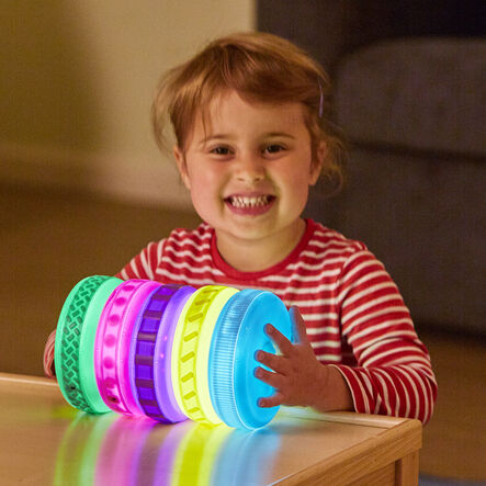 TTS Sensory Stacking Glow and Texture Discs  hi\-res