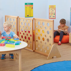 Small Natural Folding Room Dividers  Small Natural Folding Room Dividers  hi-res