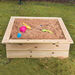 Wooden Mini Square Sandbox and Planter  hi\-res