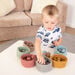 Loose Parts Felt Ball and Bowl Set Earth Colours  hi\-res