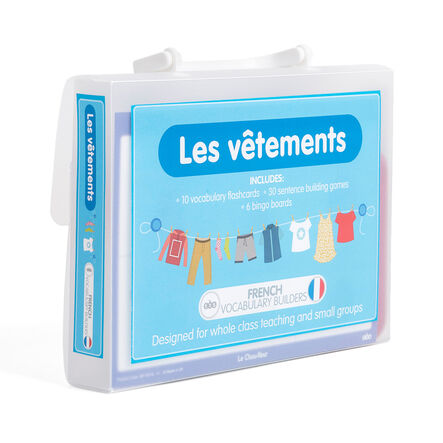 TTS French Clothing Vocabulary Builder Activity Cards  hi\-res