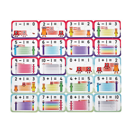 Numberblocks Adding \x26 Subtracting Puzzle Set  hi\-res
