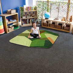 Aerial Landscape Super Deluxe Carved Carpet  Aerial Landscape Super Deluxe Carved Carpet  hi-res