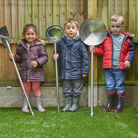 Giant Outdoor Metal Utensils 3pcs  hi\-res