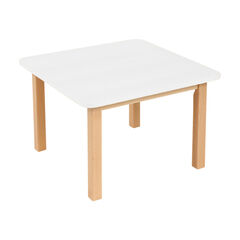 Essentials White Square Table  Essentials White Square Table  hi-res