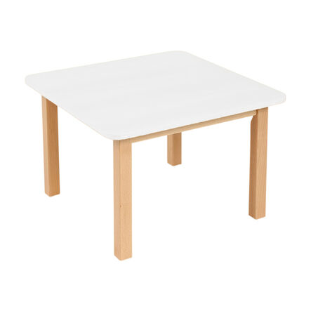 Essentials White Square Table  hi\-res