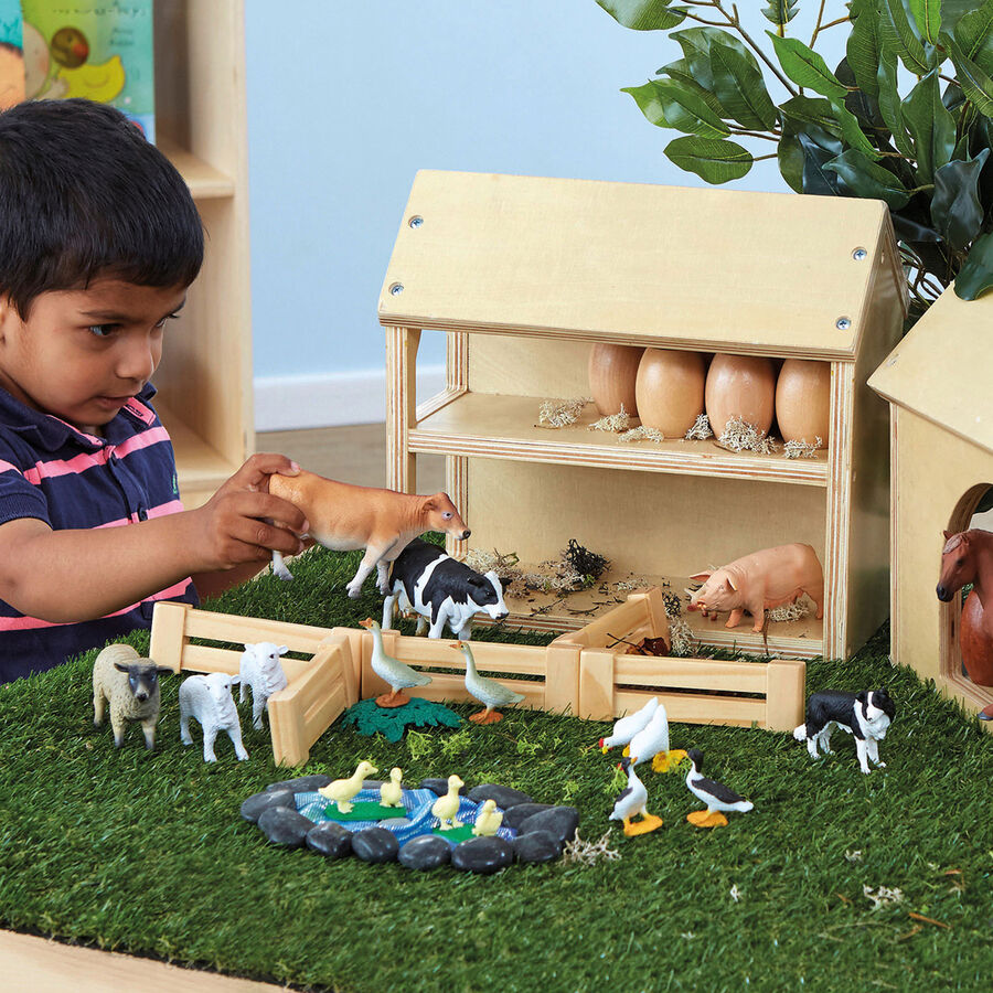TTS Wooden Farm Buildings Collection Small World Buildings TTS