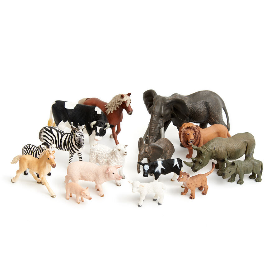 Miniature plastic farm animals discount