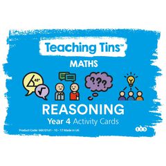 TTS Maths Reasoning Activity Cards Year 4 84pk  TTS Maths Reasoning Activity Cards Year 4 84pk  hi-res
