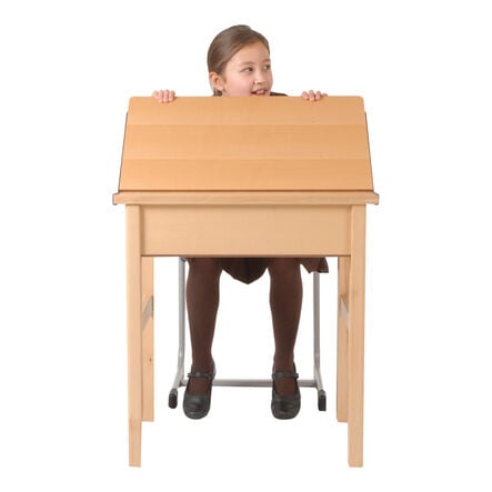 Wooden Single Locker Desks H760mm  hi\-res