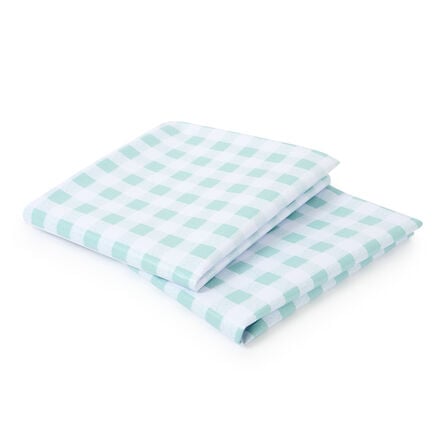 Gingham Tablecloth Duck Egg 2pk  hi\-res