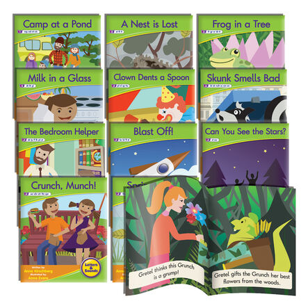 Letters \x26 Sounds Phonic Readers 12pk Phase 4 Fiction  hi\-res