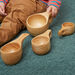 TTS Assorted Sizes Wooden Cup Collection 2pk  hi\-res