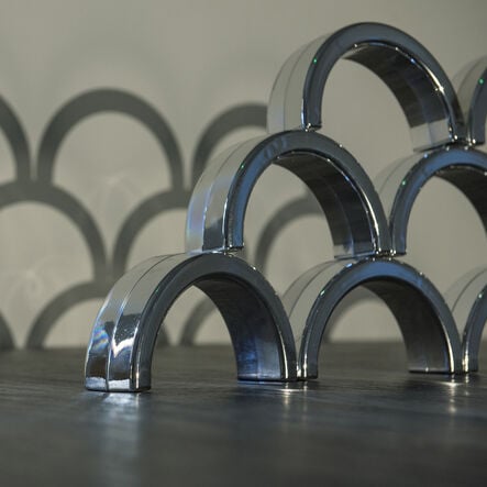 TTS Metallic Silver Stacking Arches 12pk  hi\-res
