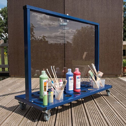 TTS Manoeuvrable Clear Acrylic Painting Easel  hi\-res