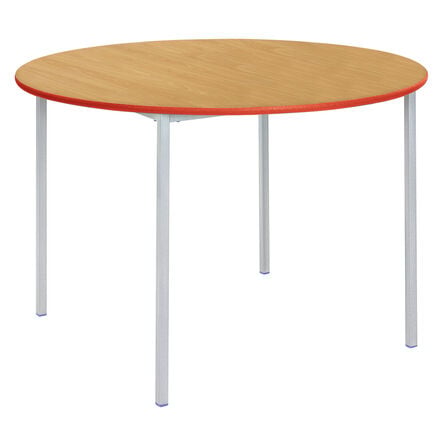 Fully Welded Table Coloured Edge Circular  hi\-res