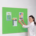 Accents Unframed Noticeboard Light Green H1200 x W1200mm Light Green hi\-res