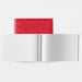 A4 Classic Exercise Book Landscape Plain 24pg 50pk Red Red hi\-res