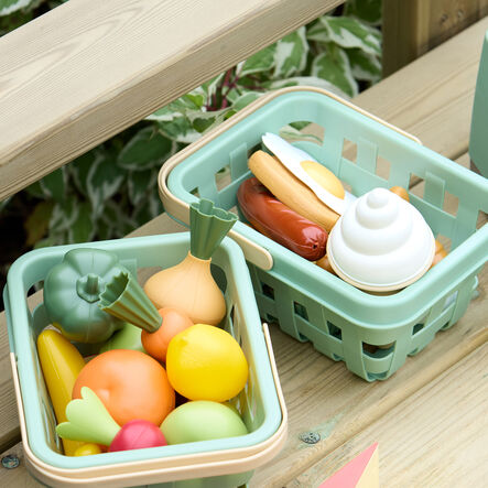 Role Play Cash Register, Baskets \x26 Food Set  hi\-res