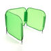 Pop\-Up Concentration Desk Barrier Green Single Green hi\-res