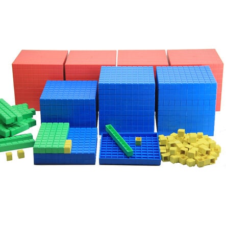 Re\-Plastic Base Ten Class Set 184pcs  hi\-res