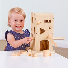 TTS Wooden Posting Activity Tower  TTS Wooden Posting Activity Tower  hi-res