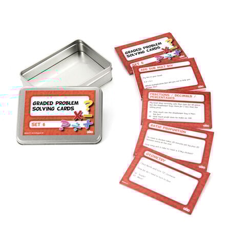 TTS Graded Maths Problem Solving Cards Set 6  hi\-res