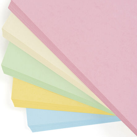 Pastel Card Assorted Colours 200pk  hi\-res
