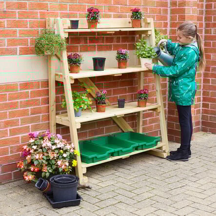 Tiered Outdoor Shelving Unit  hi\-res