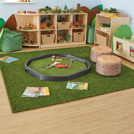 Artificial Grass Mat Square Mat 1m x 1m  hi\-res