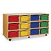 Mobile Tray Storage Unit With 12 Deep Trays  hi\-res