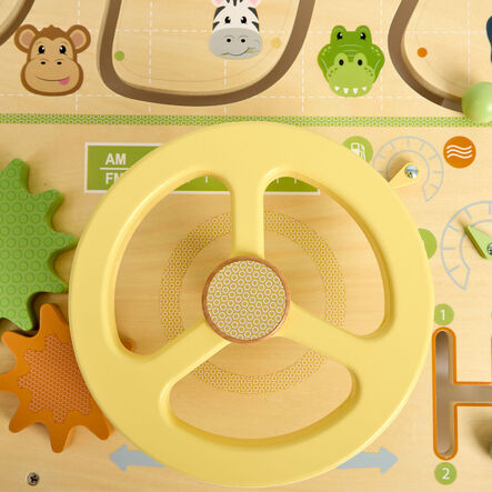 Baby \x26 Toddler Wooden Safari Busy Board  hi\-res