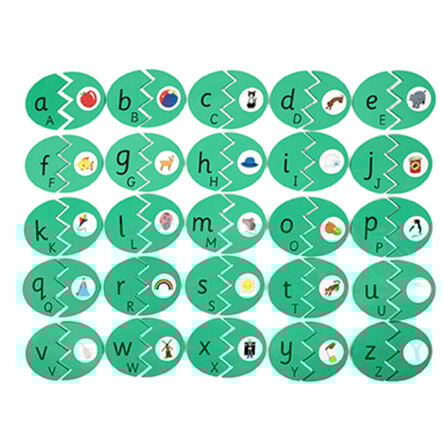 TTS Outdoor Alphabet Eggs Matching Puzzle Mats  hi\-res
