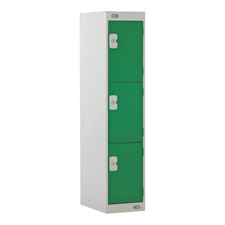 M\'Sec Cam Lk Locker 1 Nest 2 Doors Red H1382xW300xD450mm  hi\-res