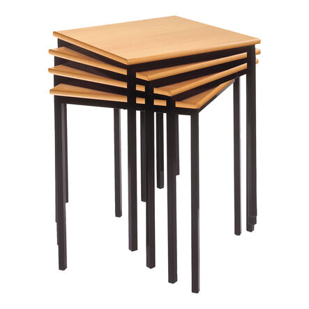 MDF Edge Welded Frame Square Table 60x60cm  hi\-res