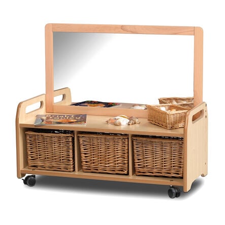 Millhouse Low Storage W\/ Display \x26 Mirror Back  hi\-res