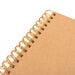 Pisces Hdbk ECO Kraft Cover Spiral Sketchbook A4 140gsm 5pk  hi\-res