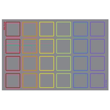 Essentials Rainbow Squares Carpet 3m x 2m  hi\-res