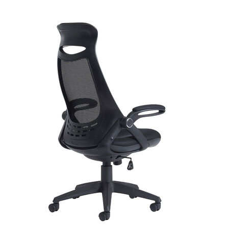 Tuscan High Back Operator Chair Black Mesh  hi\-res