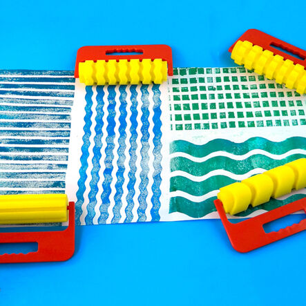 Giant Foam Pattern Rollers 4pk  hi\-res